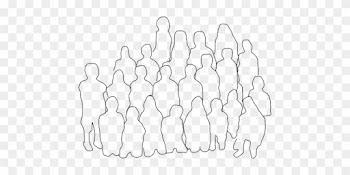 Group People Men Women Team Group Group Gr - Group Of People Drawing