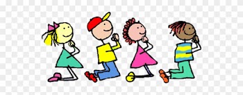 Group Prayer Cliparts - Children Praying Clipart