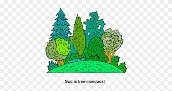 Grove Clip Art - God Created Trees Clipart