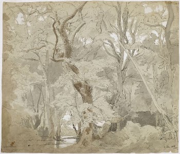 Grove landscape, copy after schirmer, | Free Photo - rawpixel