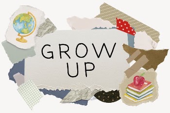 Grow up word typography, education | Free Photo - rawpixel