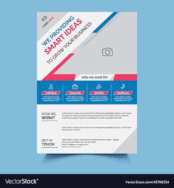 grow your business flyer design template