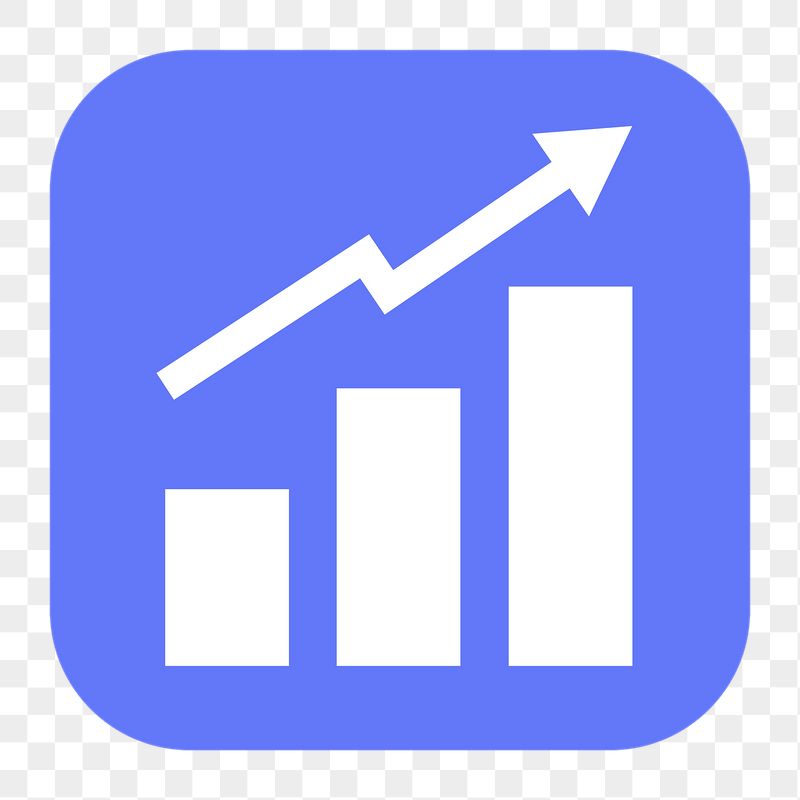 Growing bar png charts sticker, | Free Icons - rawpixel