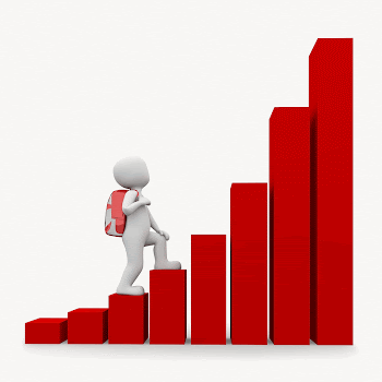Growing debt collage element, 3D | Free Photo - rawpixel