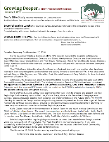 Growing Deeper -- Week of January 9th — FPC Montrose
