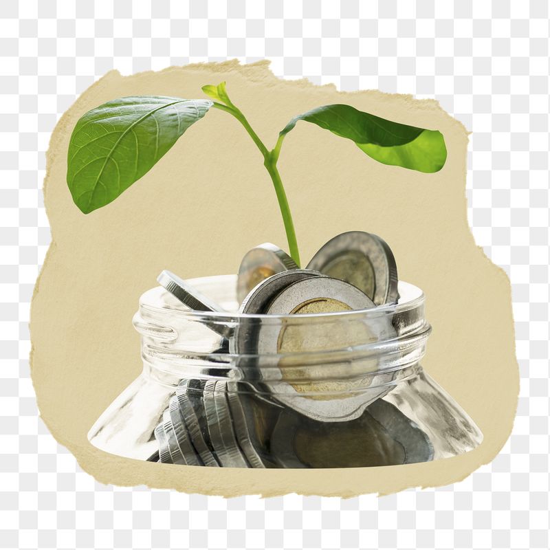 Growing spout png on coins | Free PNG - rawpixel