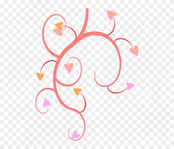 Growing Wedding, Plants, Heart, Hearts, Valentine, - Hearts And Flowers Clip Art Png