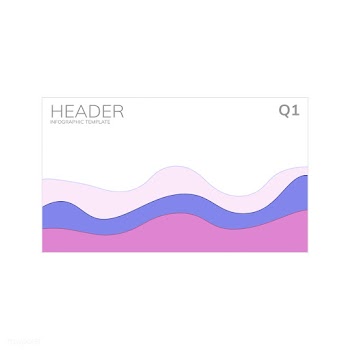 Growth rate chart infograph vector | Free stock vector - 495519