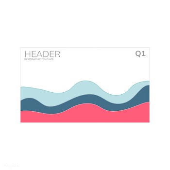 Growth rate chart infograph vector | Free stock vector - 495533
