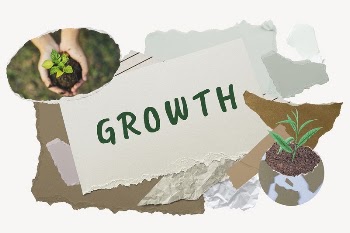 Growth word typography, environment aesthetic | Free Photo - rawpixel