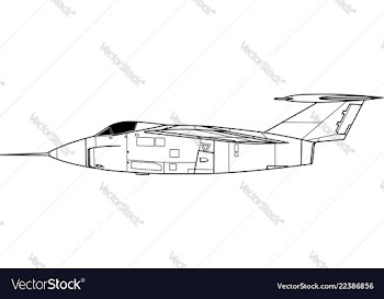 Grumman f10f jaguar vector image