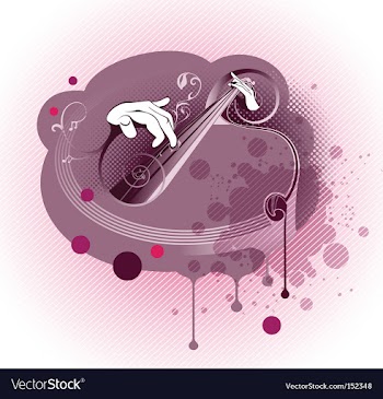 Grunge Abstract Music Composition vector image
