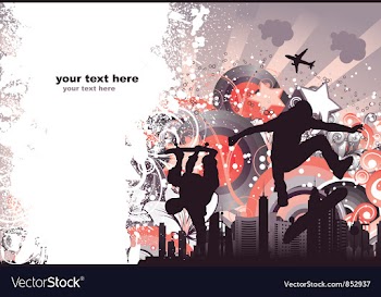 Grunge background vector image