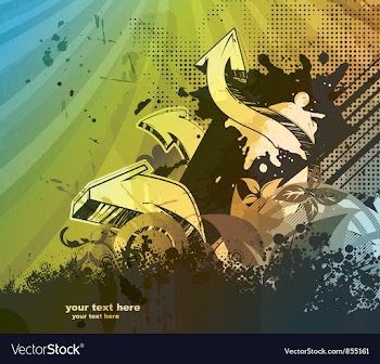 Grunge background vector image