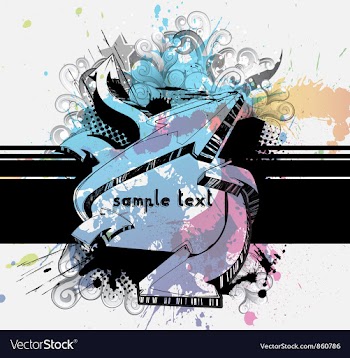 Grunge background vector image
