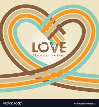  					Grunge background with heart vector&nbsp;image														