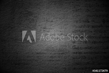 Grunge black printed page textured background