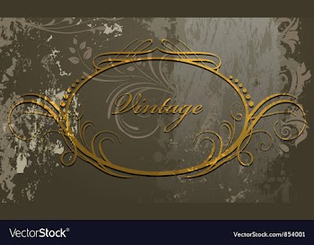 Grunge calligraphic frame vector image