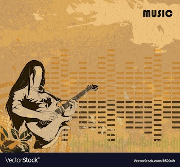Grunge concert poster vector image