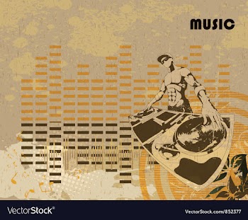 Grunge concert poster vector image