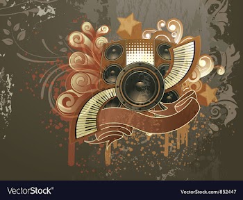 Grunge concert poster vector image