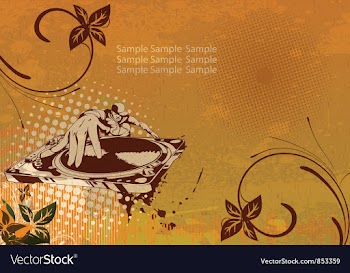 Grunge concert poster vector image