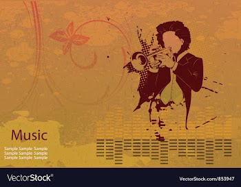 Grunge concert poster vector image