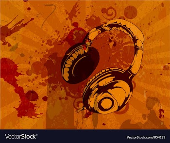 Grunge concert poster vector image