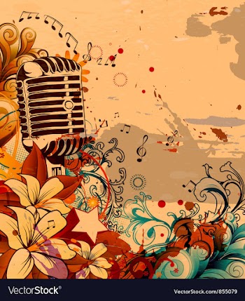 Grunge concert poster vector image
