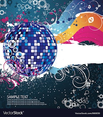 Grunge concert poster vector image