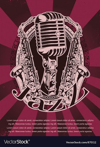 Grunge concert poster vector image