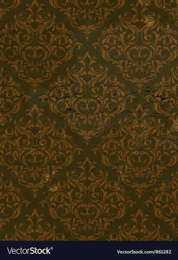 Grunge damask background vector image