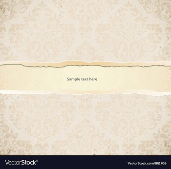 Grunge damask background vector image