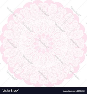 Grunge decorative mandala vector image