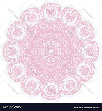 Grunge decorative mandala vector image