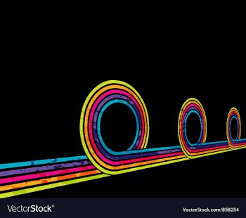 Grunge disco background vector image