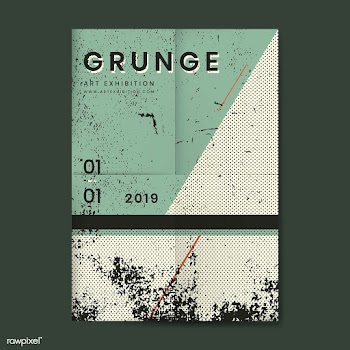 Grunge distressed texture poster | Free stock vector - 554383