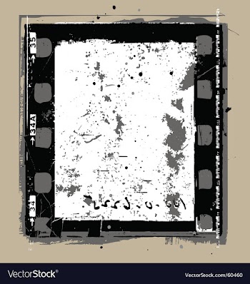 Grunge film elements vector image