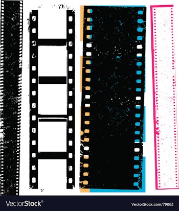 Grunge film vector image