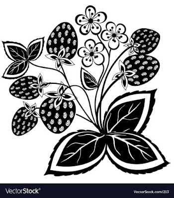 Grunge floral background vector image