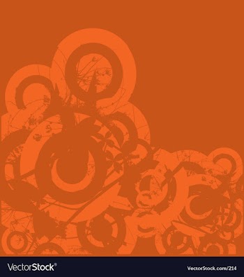 Grunge floral background vector image