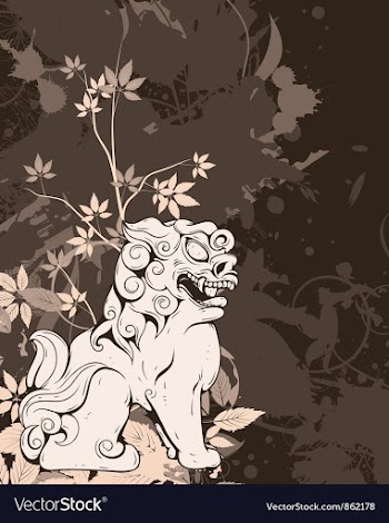 Grunge floral background vector image