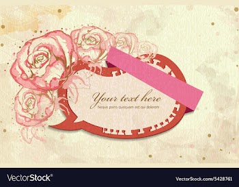 Grunge floral frame vector image