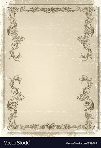 Grunge floral frame vector image