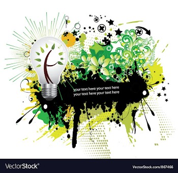 Grunge floral frame vector image