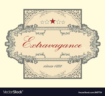 Grunge floral label vector image