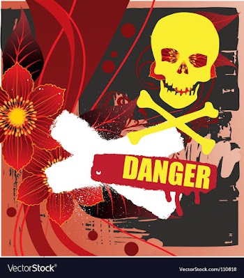 Grunge floral vector image