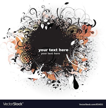 Grunge frame vector image