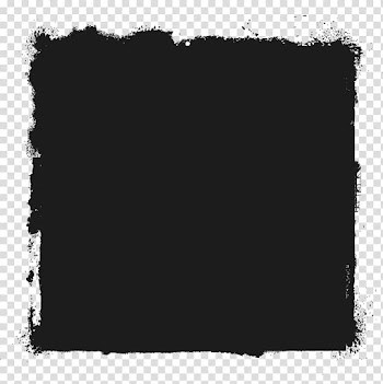 Grunge Frames, black color transparent background PNG clipart