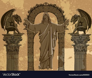 Grunge gothic vector image